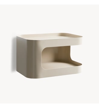Chevet mural en acier 1 niche - AM.PM - Beige