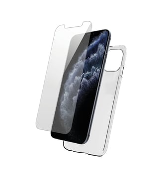 Pack iPhone 12/12 Pro Coque + Verre trempe - Bigben - Transparent