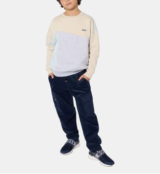Pantalon - BOSS Kidswear - Bleu cargo