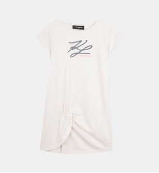 Robe manches courtes Karl Lagerfeld Kids