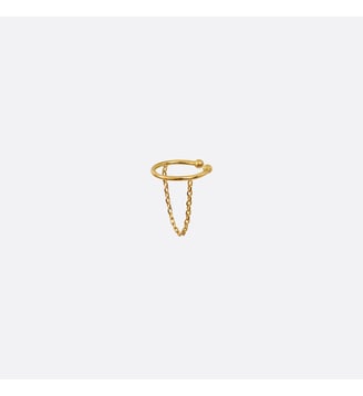 Bague d'oreille dorée - CHAINE - Caroline Najman - Doré
