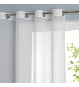 Voilage radiateur oeillets, Limpo - So'Home - Blanc
