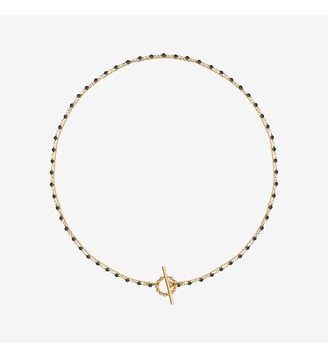 Collier doré améthyste - ROXANE Caroline Najman