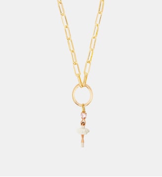 Pendentif Ballerine, Grâce et Légèreté - Les Néréides - Blanc