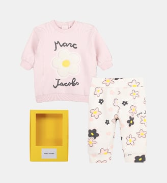 Ensemble robe et legging - Marc Jacobs Kids - Mauve chalk