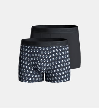 Pack de 2 boxers en Coton Lyocell - Impetus - Bleu marine