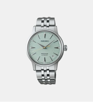 Montre automatique Presage Vert menthe SRPL63J1 - Seiko - Argenté