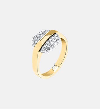 Bague T-ROUND - Trussardi - Stainless steel et yellow rose