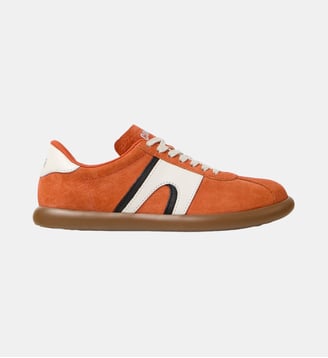 Baskets Pelotas Soller cuir - Camper - Orange foncé