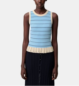 Top maille rayé - Claudie Pierlot - Multicolore