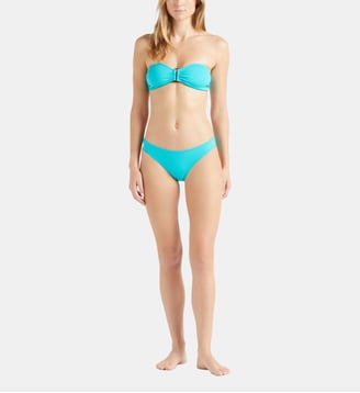 Bas de maillot de bain culotte midi uni - Vilebrequin - Vert disco