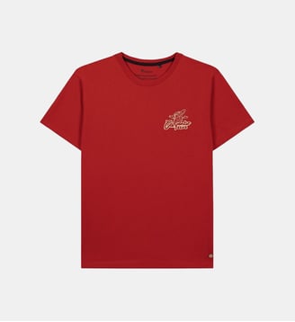 T-shirt coton ARCY - Faguo - Rouge foncé