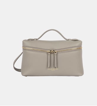 Sac à main boite Tresor en cuir - Lancaster - Mastic