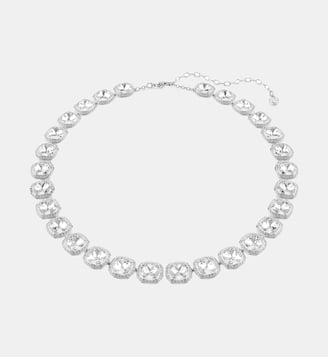 Collier Una Angelic, Taille coussin, Métal rhodié - Swarovski - White et rrhodium plated