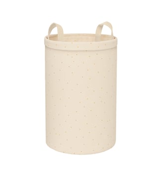 Sac à jouets et panier de rangement Playground - Nobodinoz - Petits pois miel naturel
