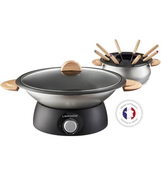 Wok et fondue Wok et Fondue Bois clair 349019 Lagrange