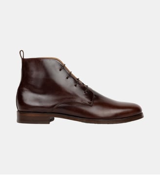 Bottines Vasco en cuir - Bobbies - Marron foncé