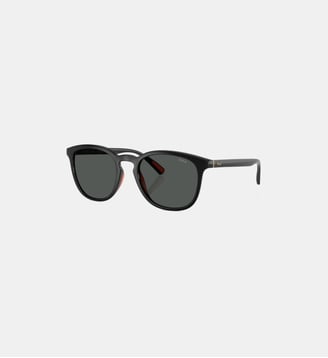 Lunettes de soleil Rond PH4222U - Polo Ralph Lauren - Noir brillant