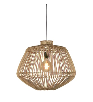 Suspension Madagascar - Rotin Noir - Ø60cm - Good&Mojo - Naturel