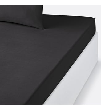 Drap housse enfant uni en polycoton La Redoute Interieurs