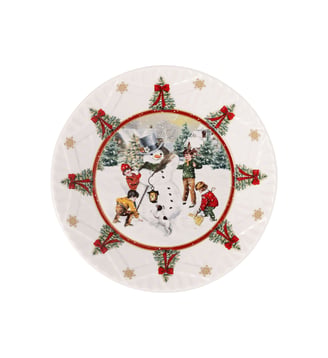 Grde assiette creuse, bonhomme de neige Villeroy & Boch