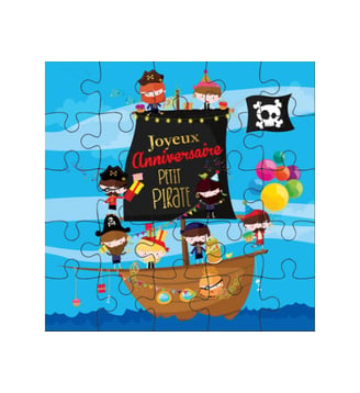 Carte Puzzle Pirate - Cartesdart - Multicolore