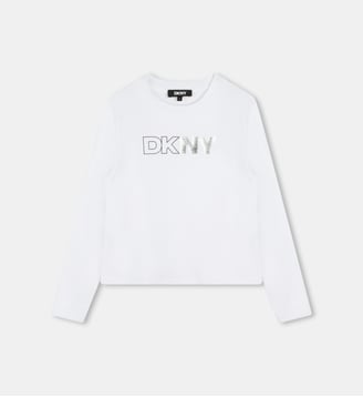 T-shirt à manches longues - DKNY - Blanc