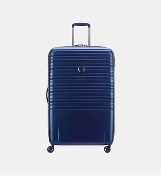 Valise tolley rigide 4 doubles roues 76 cm - Delsey Paris - Bleu électrique
