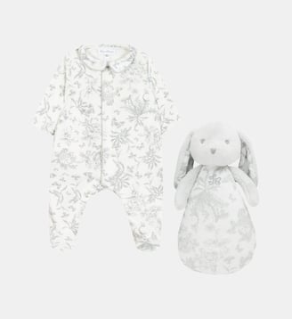 Coffret - Naissance Toile de jouy - Tartine Et Chocolat - Gris clair