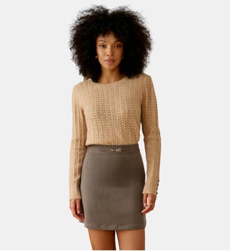 Pull col rond uni MOSKA La Petite Etoile