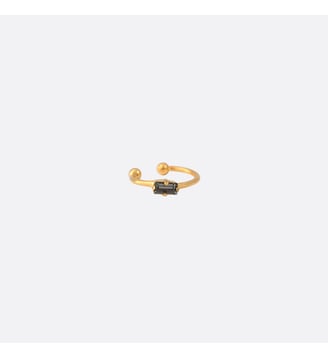 Bague d'oreille dorée light peach - BAGUETTE - Caroline Najman - Gris