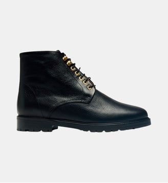Bottines Lucienne cuir - Odaje - Noir