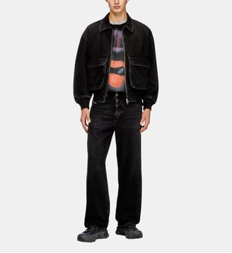 Veste en denim - Diesel - Noir