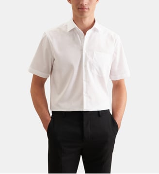 Chemise d'affaires 1/2 Comfort Col Kent - Seidensticker - Blanc