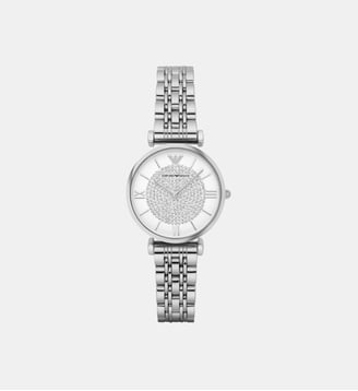 Montre Emporio Armani Blanc AR1925 - Emporio Armani - Argenté
