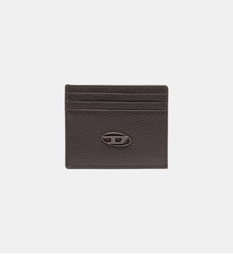 Porte-cartes en cuir grainé - Diesel - Marron