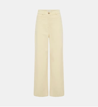 Jean droit et large - AELINA - Gerard Darel - Jaune