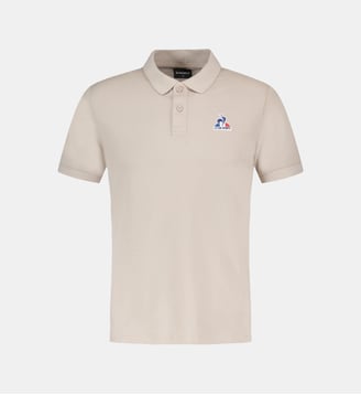 Polo droit signature - Le Coq Sportif - Beige