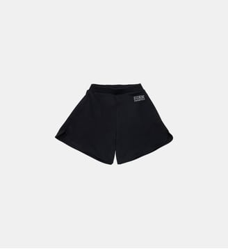 Short en molleton avec logo - MM6 Maison Margiela - Noir