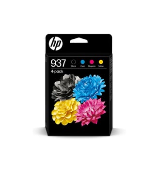 Cartouche d'encre 937 Noir + 937 3 couleurs - HP - Noir