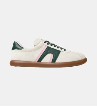 Baskets Pelotas Soller cuir - Camper - Blanc et marron clair