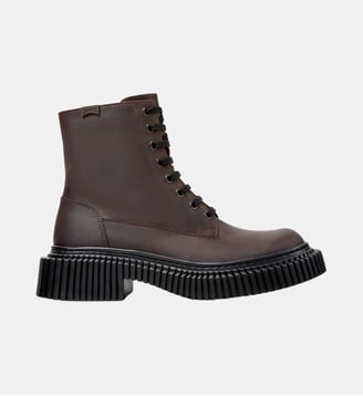Bottines Pix Berlin cuir - Camper - Marron foncé
