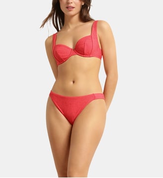 Bas de maillot de bain culotte Festival - Dim - Fuchsia