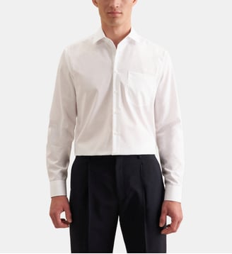 Chemise d'affaires 1/1 Comfort Col Kent - Seidensticker - Blanc