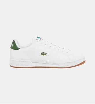 Baskets basses signature Carnaby Cup - Lacoste - Blanc et vert