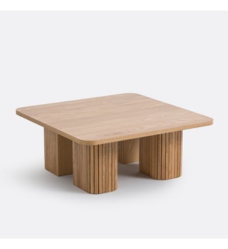Table basse en plaqué chêne - La Redoute Interieurs - Chêne