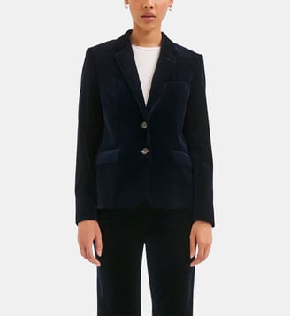 Blazer en velours lisse - JELIA - Pablo - Marine
