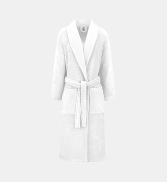 Peignoir pur coton - Garnier Thiebaut - Blanc
