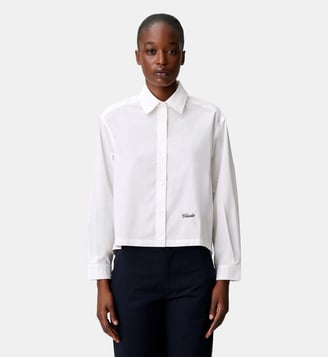 Chemise popeline coton - Claudie Pierlot - Écru