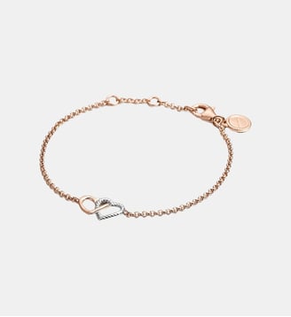 Bracelet en argent 925 plaqué en or rose 18K - Aristocrazy - Or et or rose